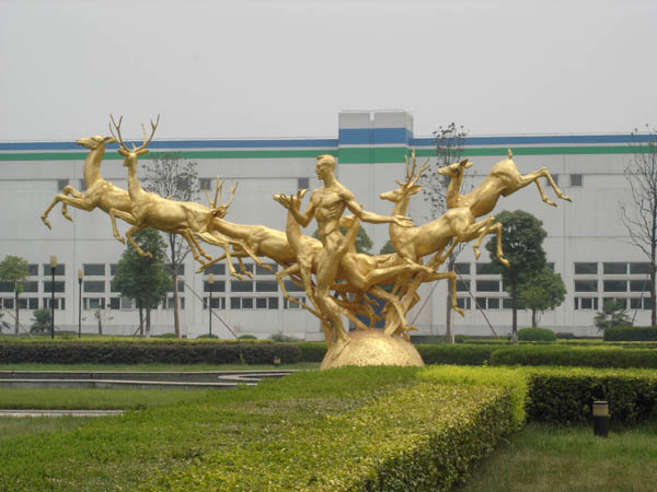 南京烟草公司雕塑